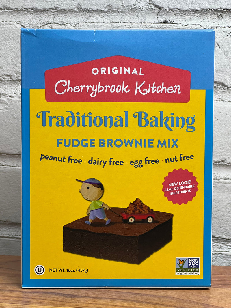 Traditional Fudge Brownie Mix (6 box case) - Hudson River Foods